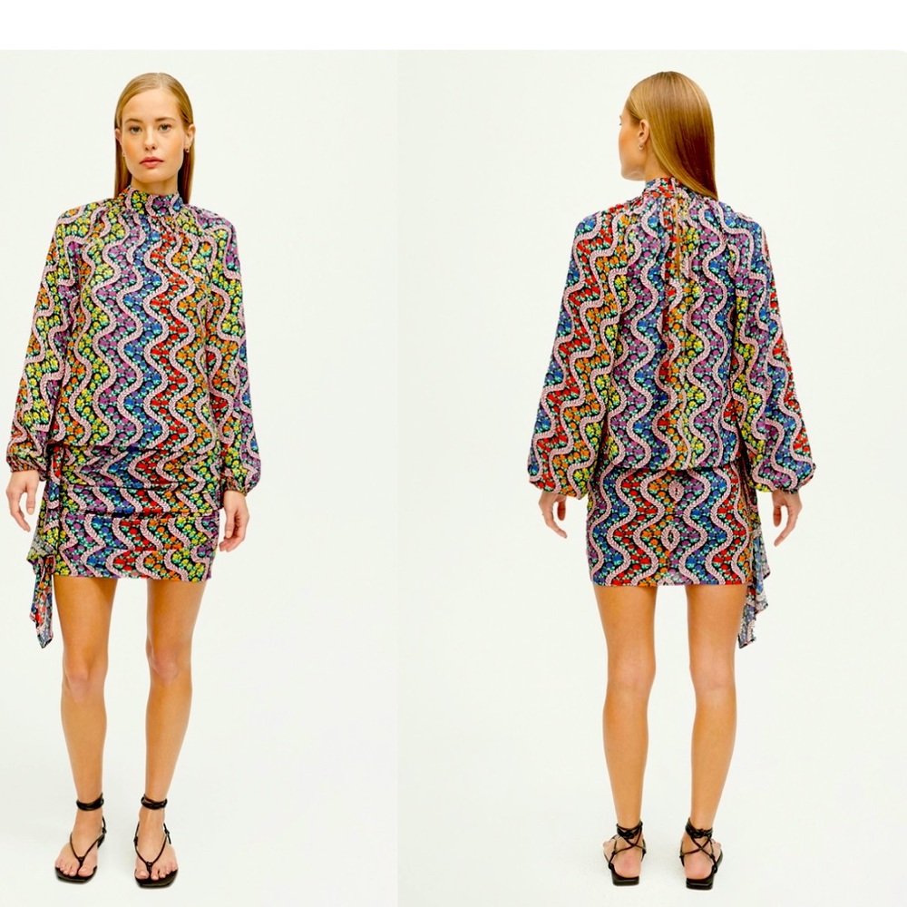 Rhode Resort Hannah Skirt in Rainbow- Size XS NWT